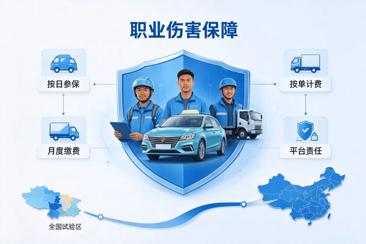 新就业形态职业伤害保障试点全国落地，灵活用工风险保障体系进一步完善