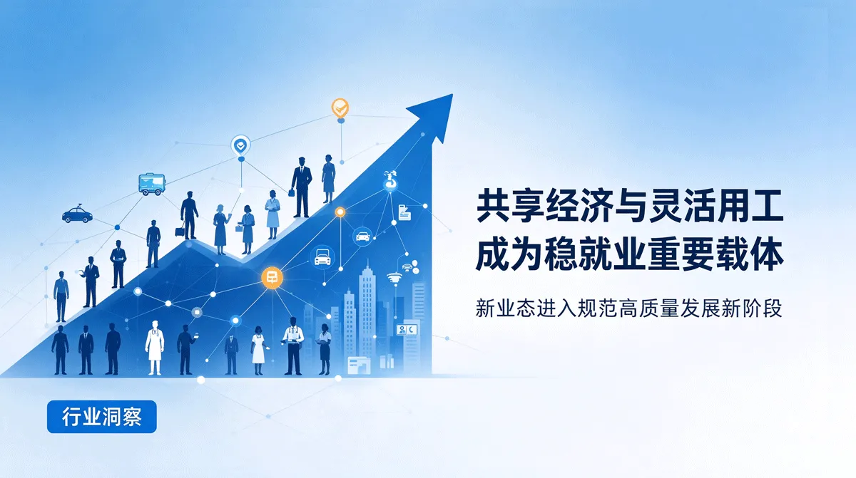共享经济与灵活用工成为稳就业重要载体,新业态迎来规范高质量发展新阶段